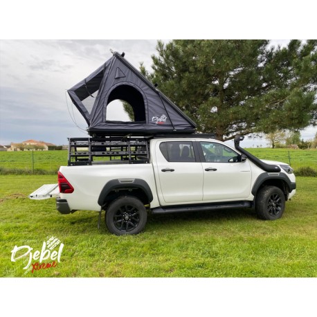 TENTE DE TOIT RIGIDE LARGE en ALUMINIUM DJEBELXTREME 145X210