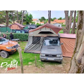 Tente de toit DJEBELXtreme ALASKA 190TT+ (AVEC ANNEXE)